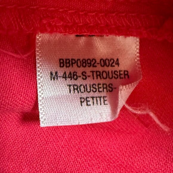 Big Bud Press Womens Raspberry Pink Trousers Sz XL Petite Casual Boho Coastal - Picture 7 of 12